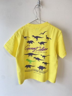 画像2: 40%off 2024春夏 groovy colors  テンジク Dinosaur TEE  10;黄 (2)