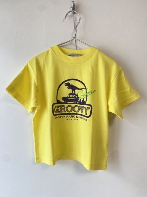 画像1: 2024春夏　groovy colors  テンジク　Dinosaur　TEE  10;黄 (1)