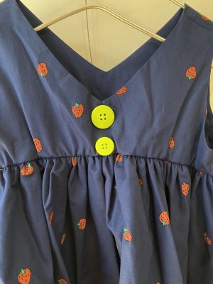 画像3: 50%off  2024SS フランキーグロウ  FRG+SB V-NECK DRESS  NAVY-RD SB  サイズ;M (3)