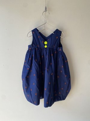 画像5: 50%off  2024SS フランキーグロウ  FRG+SB V-NECK DRESS  NAVY-RD SB  サイズ;M (5)