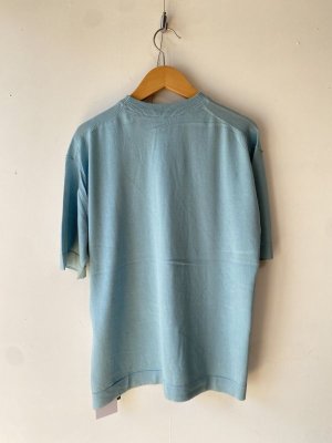 画像4: 40%off   YARRA NEU  シーアイランドニット　半袖プルオーバー　　53；サックス　サイズ；FREE (4)