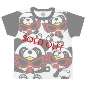 画像1: MY FIRST HYSTERIC　PANDA MINI パネル 半袖Tシャツ   00；ホワイト (1)
