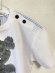 画像2: 40%off 2024SS　フランキーグロウ　　BEAR TAPE EMBROIDERY PRINT DOCKING TEE   カラー；WHITE (2)