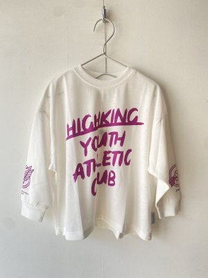 画像1: 30%off ハイキング　youth long sleeve  001;White (1)