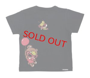 画像1: 30%OFF MY FIRST HYSTERIC　TEDDY&LITTLE BEE 半袖Tシャツ　　10：ブラック (1)