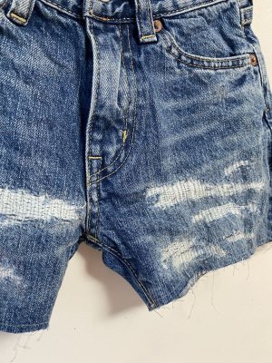 画像2: 40%off 2024春夏　GTH  デニム リメイク SPN　14；ブルー (2)