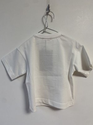画像3: 40%off 2024春夏 FITH      サラサラテンジク F ロゴ  S/S Tシャツ  1:白 (3)