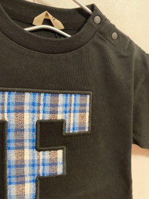 画像2: 40%off 2024春夏 FITH      サラサラテンジク F ロゴ  S/S Tシャツ  2:黒 (2)