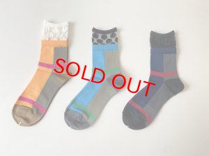 画像1: ☆2024SS　　gomme  ソックス　　サイズ；F (1)