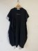 画像1: UNIONINI　◯△ tee dress 　　black (1)