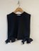画像1: UNIONINI　ribbon side open vest   　カラー；black  サイズ；M (1)