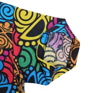 画像2: 30%OFFHystericmini　　Psychedelic mini face総柄 半袖Tシャツ　　90；マルチ (2)