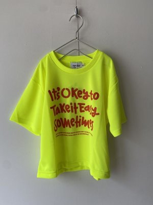 画像1: 30%off ハイキング　okey short sleeve     yellow (1)