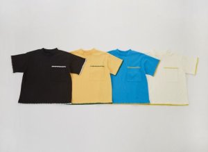 画像1: OCEAN&GROUND　MEN'S カラー刺繍ポケットTシャツ　　サイズ；L (1)