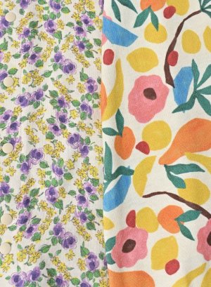 画像3: La stella ソウガラフリルショルダー新生児ロンパス  サイズ;70 (3)