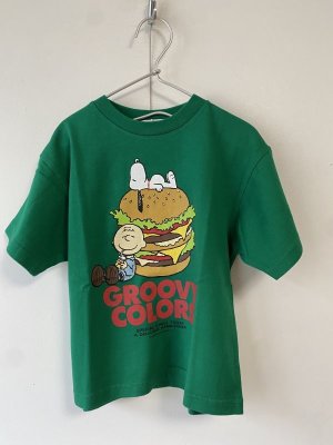 画像1: 40%off   GC　 SNOOPY HAMBURGER Tee　　8；グリーン (1)