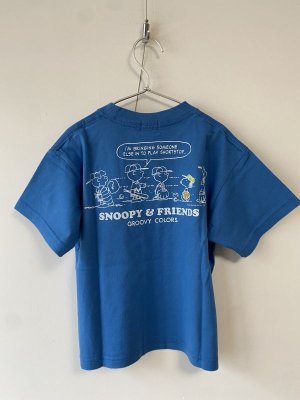 画像2: 30% GC　 SNOOPY BASEBALL Tee　　14；ブルー (2)