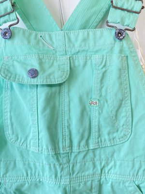 画像2: 50%off　2022春夏　GTH　マカロン　オーバーオール　8；グリーン　　サイズ；140 (2)