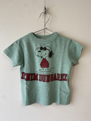 画像1: 2024春夏　DENIMDUNGAREE　　  テンジク SNOOPY サングラス TEE　28；淡緑 (1)