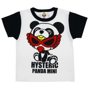 画像1: MY FIRST HYSTERIC　PANDA MINI 半袖Tシャツ　　00:ホワイト (1)