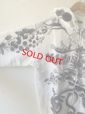 画像2: AHCAHCUM   オハナカラダジップバーカー  01：白 (2)