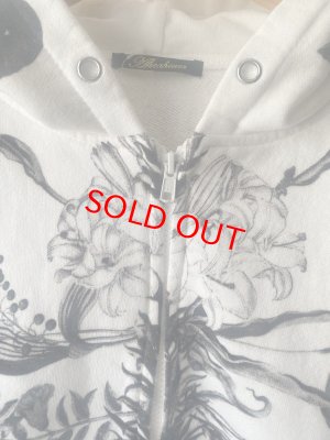 画像3: AHCAHCUM   オハナカラダジップバーカー  01：白 (3)