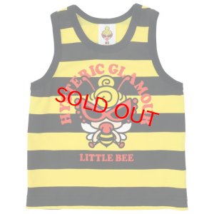 画像1: MY FIRST HYSTERIC  LITTLE BEE ボーダー タンクトップ　64；イエロー系 (1)