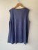 画像4: 30%off   Lilou&Lily 　 BELGIUM LINEN LONG VEST   C:BLUE   size:38 (4)