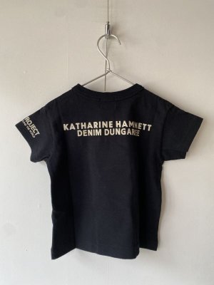 画像3: 30%off　DENIM DUNGAREE　　テンジク　Unita KATHARINE HAMNET T  2：黒 (3)