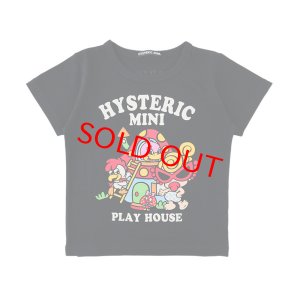 画像1: MY FIRST HYSTERIC　PLAY HOUSE 半袖Tシャツ　10：ブラック (1)