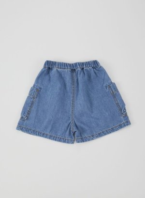 画像3: OCEAN&GROUND　サイドポケットデニムショーツ (3)