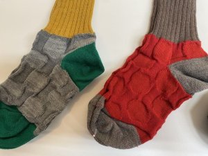 画像2: ☆2024AW gomme リブドットソックス  サイズ;F (2)