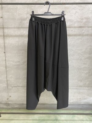 画像1: 30%off   2024AW　gomme(H)　　サルエルパンツ　　3；黒　サイズ；M (1)