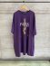 画像1: 30%off   2024AW　gomme(H)　　BIG半袖Tシャツ　　3；パープル　サイズ；M (1)