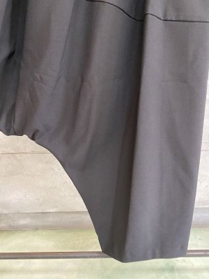 画像3: 40%off   2024AW　gomme(H)　　サルエルパンツ　　3；黒　サイズ；M (3)