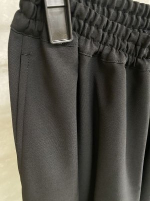 画像2: 40%off   2024AW　gomme(H)　　サルエルパンツ　　3；黒　サイズ；M (2)