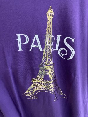 画像2: 40%off   2024AW　gomme(H)　　BIG半袖Tシャツ　　3；パープル　サイズ；M (2)