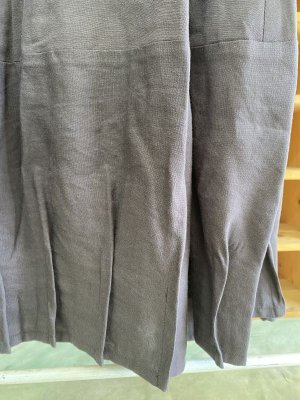 画像3: 40%off   2024AW　gomme　　リネンワンピース　2；チャコール　サイズ；M (3)