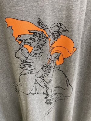 画像2: 40%off   2024AW　gomme(H)　　ロング長袖Tシャツ　　1；グレー　サイズ；M (2)