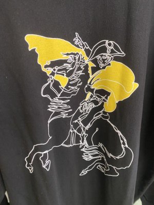 画像2: 40%off   2024AW　gomme(H)　　ロング長袖Tシャツ　　4；黒　サイズ；M (2)