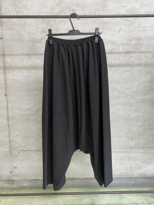 画像4: 40%off   2024AW　gomme(H)　　サルエルパンツ　　3；黒　サイズ；M (4)