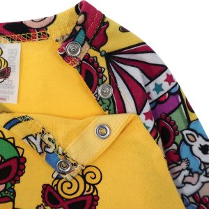 画像2: MY FIRST HYSTERIC　HYSTERIC MINI LANDラグラン 長袖Tシャツ　　60；イエロー (2)