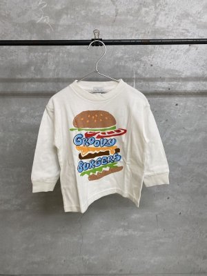 画像1: 40%off   GC　 テンジク HAMBURGER L/S TEE   1:白 (1)