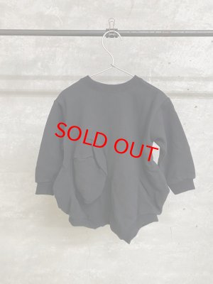 画像3: ☆UNIONINI   A sweat rompers     Black     サイズ:12-18m (80cm-85cm) (3)