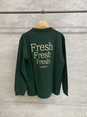 画像3: 40%off   GC　 テンジク HAMBURGER L/S TEE   58:濃グリーン (3)