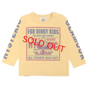 画像1: MY FIRST HYSTERIC　HOLY BABY 長袖Tシャツ　60;イエロー (1)