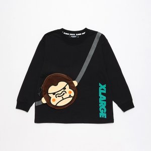 画像2: 30%off XLARGE KIDS　ファニーゴリラポーチ長袖Tシャツ (2)