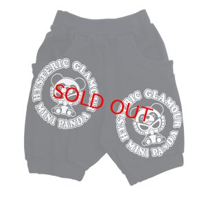 画像4: MY FIRST HYSTERIC PANDA MINI 膝丈 前後REVERSIBLE パンツ   10;ブラック (4)