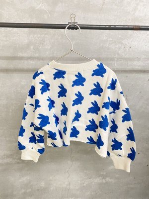 画像3: 40%off   2024AW　UNIONINI　　cropped sweatshirt　　 カラー；white　　 (3)