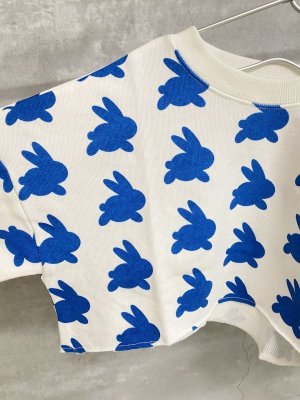 画像2: 40%off   2024AW　UNIONINI　　cropped sweatshirt　　 カラー；white　　 (2)